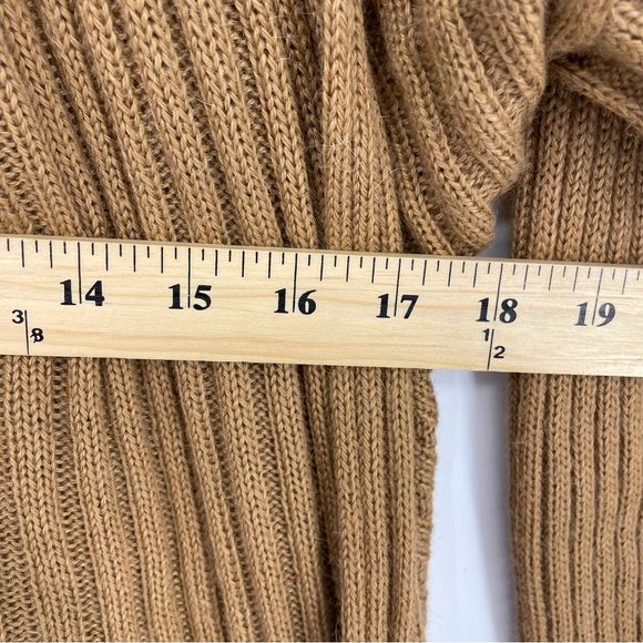 Cozy Tan Ribbed Cardigan - Picture 4 of 5
